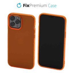 FixPremium - Hülle Clear für iPhone 12 Pro Max, orange