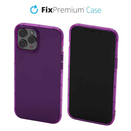 FixPremium - Hülle Clear für iPhone 12 Pro Max, lila