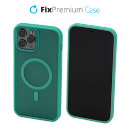 FixPremium - Hülle Clear s MagSafe für iPhone 13 Pro, mint blue