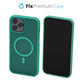 FixPremium - Hülle Clear mit MagSafe für iPhone 13 Pro Max, mint blue