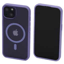 FixPremium - Hülle Clear s MagSafe für iPhone 13, lila