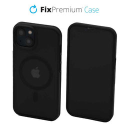 FixPremium - Hülle Clear s MagSafe für iPhone 14, frost black