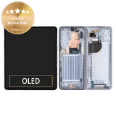 Samsung Galaxy Z Fold 5 F946B - LCD Display + Touchscreen Front Glas + Rahmen (Icyblue) - GH82-31842C Genuine Service Pack