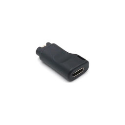 FixPremium - Micro-USB auf Garmin Stecker Reduzierstück für Watch, schwarz