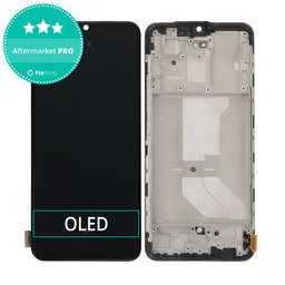 Vivo Y55 - LCD Display + Touchscreen Front Glas + Rahmen (Starlight Black) OLED