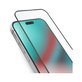SBS - Gehärtetes Glas Full Cover für iPhone 15 Pro, schwarz