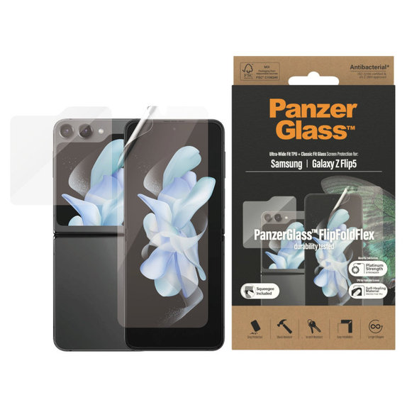 Schutzfolie UWF AB für Samsung Z Flip5, Transparent, PanzerGlass
