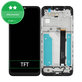 LG K41S - LCD Display + Touchscreen Front Glas + Rahmen (Black) TFT