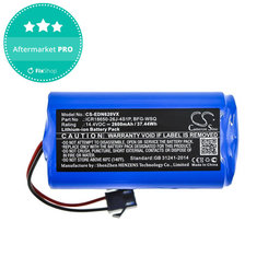 Ecovacs CEN360, CEN361, Deebot CEN546, DN622, N79, N79S, DH35, DH43, DH45, DN620, DN621 - Akku Batterie BFG-WSQ, ICR18650-26J-4S1P, UR18650ZY-4S1P-AAM Li-Ion 14.4V 2600mAh HQ