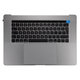 Apple MacBook Pro 15" A1707 (Late 2016 - Mid 2017) - Oberer Rahmen Tastatur + Tastatur UK + Mikrofon + Trackpad + Lautsprecher (Space Gray)