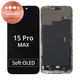 Display für iPhone 15 Pro Max, Touchscreen-Glas mit Rahmen, Refurbished