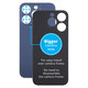 Apple iPhone 15 Pro - Backcover Glas Vergrössertes Ringloch für die Kamera (Blue Titanium)