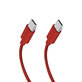 SBS - USB‑C/USB‑C Kabel USB-C/USB-C, 60W, PD, 1.5m, rot