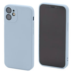 FixPremium - Silikonhülle für iPhone 12 mini, light blue