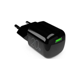 PURO - Ladeadapter MiniPro USB-C, GaN, 20W, schwarz