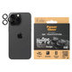 Kameraobjektivschutz Hoops für iPhone 15 Pro/15 Pro Max, Black Titanium, PanzerGlass