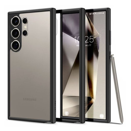 Spigen - Hülle Ultra Hybrid für Samsung Galaxy S24 Ultra, Matte Black
