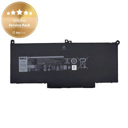 Dell Latitude 7280, 7290, 7380, 7390, 7480, 7490, E7280 - Akku Batterie F3YGT 7600mAh - Genuine Service Pack