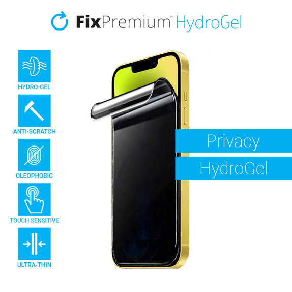 FixPremium - Privacy Screen Protector für Apple iPhone 13, 13 Pro, 14 und 16e