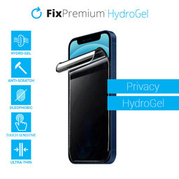 FixPremium - Privacy Screen Protector für Apple iPhone 12 und 12 Pro