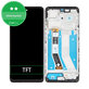 Motorola Moto G73 - LCD Display + Touchscreen Front Glas + Rahmen (Black) TFT