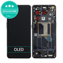 OnePlus 11 PHB110 - LCD Display + Touchscreen Front Glas + Rahmen (Titan Black) OLED