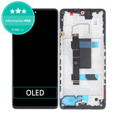 Xiaomi Poco X5 Pro - LCD Display + Touchscreen Front Glas + Rahmen (Astral Black) OLED
