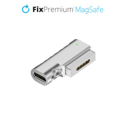 FixPremium - Ermäßigung USB-C - MagSafe 2, silber