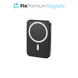 FixPremium - MagSafe PowerBank mit Ständer 10 000mAh, schwarz