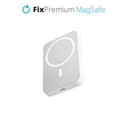 FixPremium - MagSafe PowerBank mit Ständer 10 000mAh, weiss