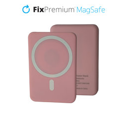 FixPremium - MagSafe PowerBank 5000mAh, rosa