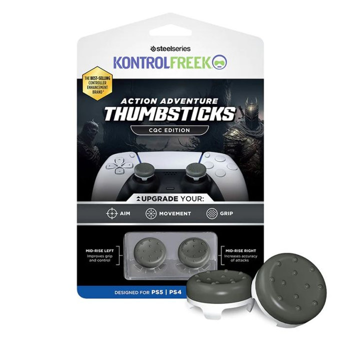 Kontrol Freek - CQC (Gray) PS4/PS5 Extended Controller Grip Caps