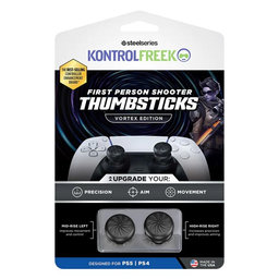 Kontrol Freek - Vortex (Black) PS4/PS5 Extended Controller Grip Caps
