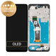 Motorola Moto G04 - LCD Display + Touchscreen Front Glas + Rahmen (Black) - 5D68C23890 Genuine Service Pack
