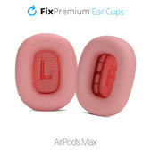 Ersatz-Ohrpolster für Apple AirPods Max (Eco-Leather), rot