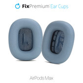 Ersatz-Ohrpolster für Apple AirPods Max (Eco-Leather), blau