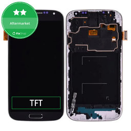 Samsung Galaxy S4 Mini Value I915i - LCD Display + Touchscreen Front Glas + Rahmen (Black Mist) TFT