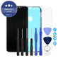 Apple iPhone XR - LCD Display + Touchscreen Front Glas + Rahmen In-Cell FixPremium + LCD Klebestreifen Sticker + Gehärtetes Glas + Werkzeugsatz - Multipack