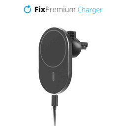 FixPremium - Autoladegerät mit MagSafe V2, schwarz