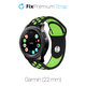 FixPremium - Silikon-Sportarmband für Garmin (22mm), schwarz