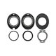Xiaomi Mi Electric Scooter 1S, 2 M365, Essential, Pro, Pro 2 - Lager / Abstützung / Vorderradgabel-Abdeckung Set (Black)