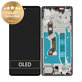 Motorola Moto G85 5G - LCD Display + Touchscreen Front Glas + Rahmen (Urban Grey) - 5D68C24854 Genuine Service Pack