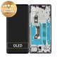 Motorola Moto G85 5G - LCD Display + Touchscreen Front Glas + Rahmen (Cobalt Blue) - 5D68C24856 Genuine Service Pack