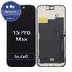Display In-Cell FHD für iPhone 15 Pro Max, Touchscreen-Glas mit Rahmen, FixPremium