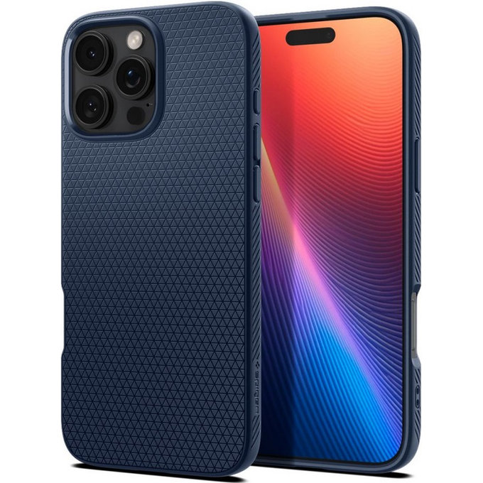 Spigen - Hülle Liquid Air für iPhone 16 Pro Max, navy blue
