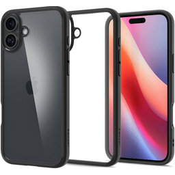 Spigen - Hülle Ultra Hybrid für iPhone 16, matte black