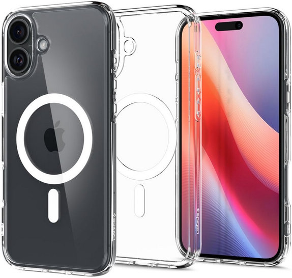 Spigen - Hülle Ultra Hybrid mit MagSafe für iPhone 16, weiss