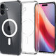 Spigen - Hülle Ultra Hybrid mit MagSafe für iPhone 16, weiss