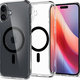 Spigen - Hülle Ultra Hybrid mit MagSafe für iPhone 16, schwarz