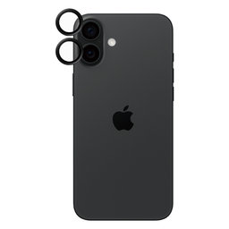 PanzerGlass - Schutzabdeckung für das Kameraobjektiv Hoops Für iPhone 16 und 16 Plus, schwarz